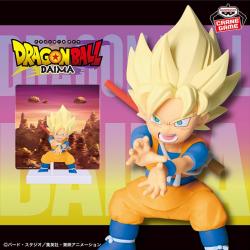 ドラゴンボールDAIMA　超サイヤ人孫悟空（ミニ） パネル付きフィギュア