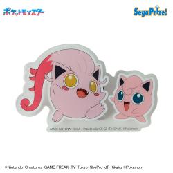 【プリン＆サケブシッポ】ポケットモンスター　アクリルクリップ