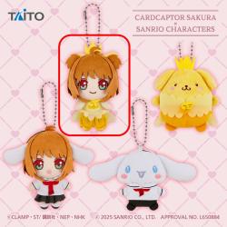【木之本桜(ポムポムプリン)】カードキャプターさくら×サンリオキャラクターズ　ぬいぐるみマスコット 木之本桜・サンリオキャラクターズ