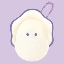 【なまがき】つぶらな瞳のなまがき　むらさきからー むぎゅぬい ぷちマスコットBC