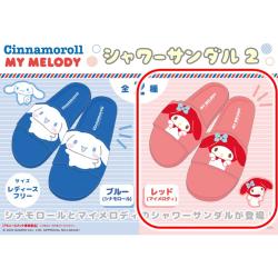 【レッド(マイメロディ)】シナモロール・マイメロディ　シャワーサンダル2