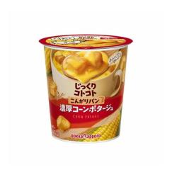【濃厚コーンポタージュ】じっくりコトコト こんがりパンカップスープ【2026/07/31】