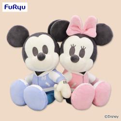 ミッキー＆ミニー　ちょっもっさ デココレ ペアぬいぐるみ