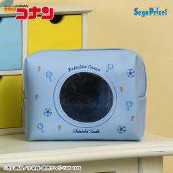 【工藤新一】名探偵コナン　プラチナムザッカ 窓付ポーチ