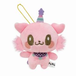 【ニコニコ(ピンク)】いっかきゅ☆じゅう　ぬいぐるみマスコットBC