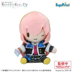 【教室のセカイの巡音ルカ】「劇場版プロジェクトセカイ　壊れたセカイと歌えないミク」　ふわぷち ミニぬいぐるみ“バーチャル・シンガー”Vol.2
