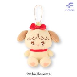 【スフレ】mikko illustration　いちごマスコットぬいぐるみ