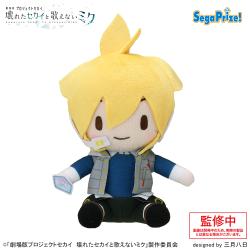 【ストリートのセカイの鏡音レン】「劇場版プロジェクトセカイ　壊れたセカイと歌えないミク」　ふわぷち ミニぬいぐるみ“バーチャル・シンガー”Vol.2