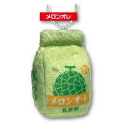 【メロンオレ】かわいい牛乳マスコットぬいぐるみBC付
