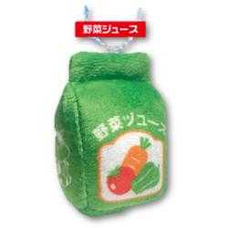 【野菜ジュース】かわいい牛乳マスコットぬいぐるみBC付