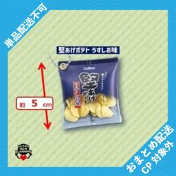【堅あげポテト うすしお味】カルビー　シャカシャカボールチェーン ※景品説明有り