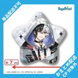 【チャコ】フラガリアメモリーズ　星型缶バッジ　NOIR BOUQUET ※景品説明有り