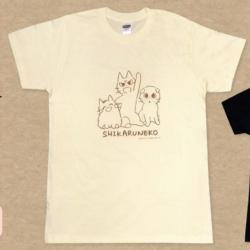【クリーム】しかるねこ　Tシャツ【当社限定】