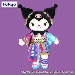 【クロミ】マイメロディ・クロミ　ピューロランドコラボレーション ライブキャラBIGぬいぐるみ〜マイメロディ・クロミ〜