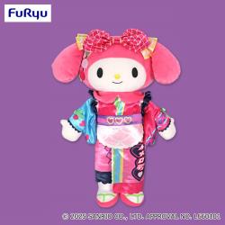 【マイメロディ】マイメロディ・クロミ　ピューロランドコラボレーション ライブキャラBIGぬいぐるみ〜マイメロディ・クロミ〜