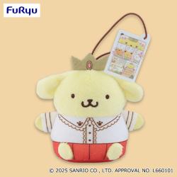 【ポムポムプリン】ポムポムプリン　チームプリンアクリル付きシーンマスコット