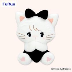 【ムース】mikko characters　BLACK RIBBON BIGぬいぐるみ〜ムース＆キャミー〜