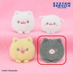 【くろみつ】ポメラニアンもち　まんまるマスコットキーチェーン