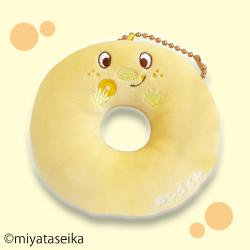 【オレンジ】ミヤタのヤングドーナツ　ヤングくんぬいぐるみ