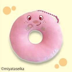 【ピンク】ミヤタのヤングドーナツ　ヤングくんぬいぐるみ