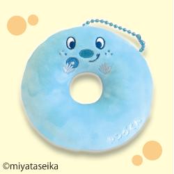 【ブルー】ミヤタのヤングドーナツ　ヤングくんぬいぐるみ