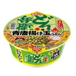 日清の汁なしどん兵衛 青唐揚げ玉うどん【2026/01/07】
