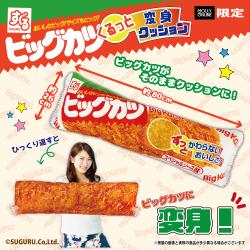 ビッグカツ　くるっと変身クッション