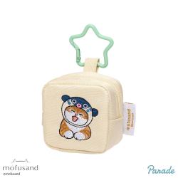 【ホワイト】mofusand　カラビナつき刺繍スクエアミニポーチ