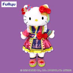 【ハローキティ】サンリオキャラクターズ　ピューロランドコラボレーション ライブキャラBIGぬいぐるみ〜ハローキティ・シナモロール〜