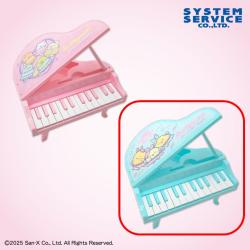 【ブルー】すみっコぐらし　夢みるしっぽず 光る！電子ピアノおもちゃ