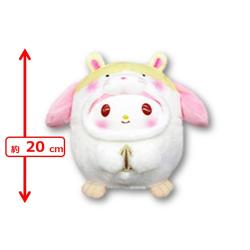 【イエロー】マイメロディ　カラフルハムスターぬいぐるみ