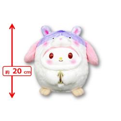 【パープル】マイメロディ　カラフルハムスターぬいぐるみ