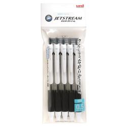 三菱鉛筆 油性ボールペン ジェットストリーム 0.5mm 黒 5本入り