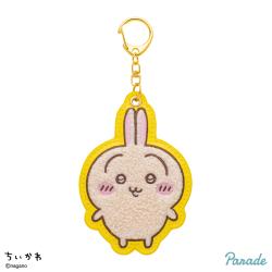 【うさぎ】ちいかわ　もこもこサガラ刺繍キーホルダー