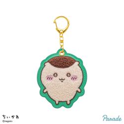 【くりまんじゅう】ちいかわ　もこもこサガラ刺繍キーホルダー