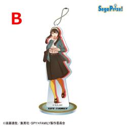 【B:ヨルフォージャー】TVアニメ「SPY×FAMILY」　スタンド付ビッグクリアキーチェーン