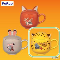 【クロウハウザー】ズートピア　ふた付きマグカップ