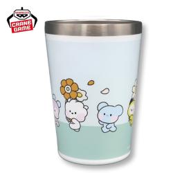 【グリーン】BT21　minini happy Flower ステンレスマルチタンブラー