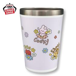 【パープル】BT21　minini happy Flower ステンレスマルチタンブラー