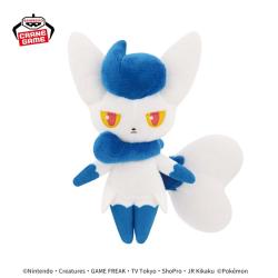 【ニャオニクス（メスのすがた）】ポケットモンスター　カラーセレクションぬいぐるみ white〜パチリス・ニャオニクス（メスのすがた）・ユキハミ〜