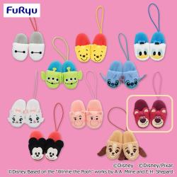 【ロッツォ】ディズニー＆ピクサーキャラクター　ふわふわスリッパマスコット