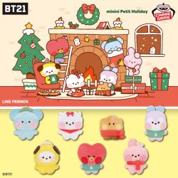 BT21　minini Petit Holiday ミニぬいぐるみマスコット