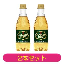 【2本セット】コカ・コーラ カナダドライ ジンジャーエール 500ml【2026/03/15】