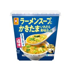 【塩味】マルちゃん　ラーメンスープにかきたまいれたら美味かった【2027/05/31】