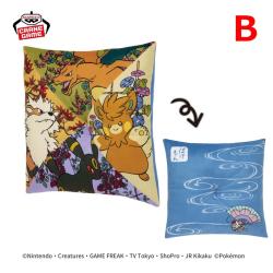 【B】ポケットモンスター　座布団クッション〜WAGARA -ART-〜