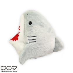 【グレー】サメぬいぐるみマスク2