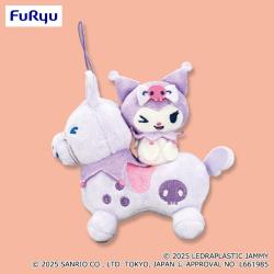 【クロミ】RODY×SANRIO CHARACTERS　ちいさなペアぬいぐるみ〜マイメロディ・クロミ・ウサハナ〜