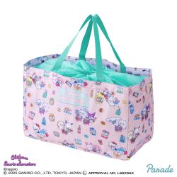 【ピンク】ちいかわ×サンリオキャラクターズ　レジかごバッグ