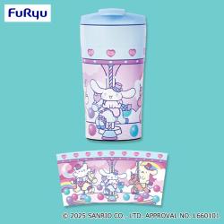 【はなまるおばけ・シナモロール・ポムポムプリン】サンリオキャラクターズ　しゅがふわ かる〜せる ふたつきタンブラー【当社限定】