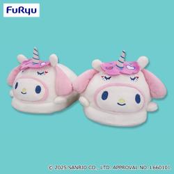 【マイメロディ】マイメロディ・クロミ　しゅがふわ かる〜せる ぬいぐるみスリッパ【当社限定】